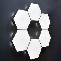 Applique murale hexagonale tactile RVB, veilleuse